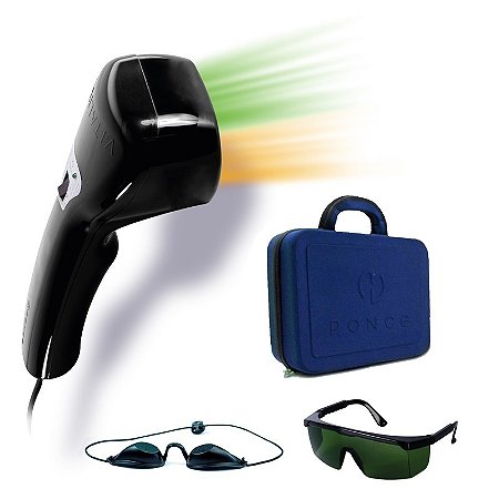 Fototerapia LED Âmbar e Verde Vitality Ponce Preto