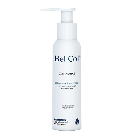 Sabonete Ácido Glicólico Clean Aha's Bel Col PRO 190ml