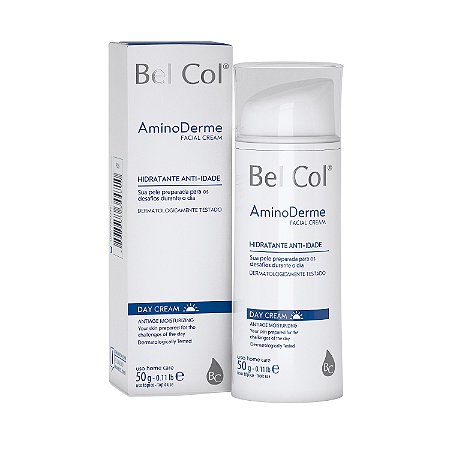 Aminoderme Day Cream Hidratante Diurno Anti-idade Bel Col 50g
