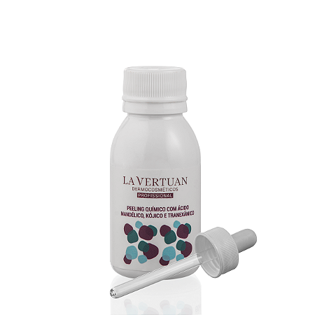 Peeling Químico Ácido Mandélico, Kójico e Tranexâmico La Vertuan 60ml