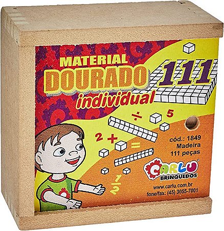 Material Dourado - 611 peças - Brinquedos Educativos e Pedagógicos