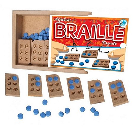 Alfabeto Braille Vazado 27 Celas