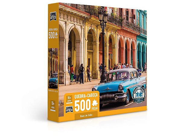 Quebra-cabeça Ruas de Cuba 500 peças