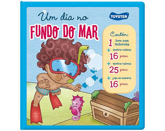 Quebra Cabeça de Encaixe Fundo do Mar - PiliPili Loja Online de Brinquedos  Educativos