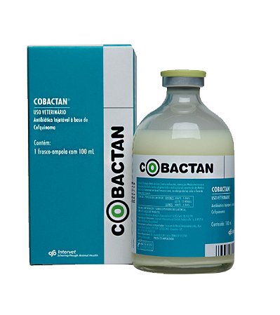 Cobactan - Antibiótico injetável à base de Celquinoma