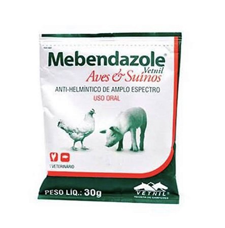 Mebendazole - Aves & Suínos