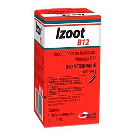 Izoot B12 – Antimicrobiano Injetável – 50 ml