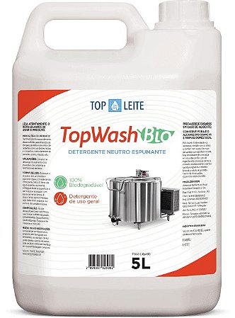 TopWash Bio - Detergente neutro espumante 5 Litros