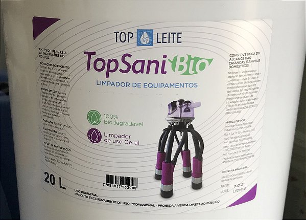 TopSani Bio - Limpador de equipamentos 20 L