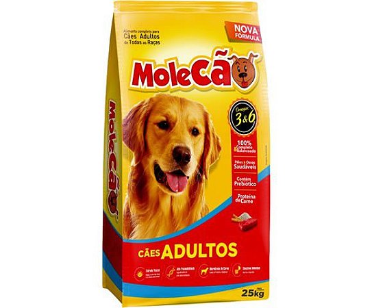 Ração Molecão 7kg e 25kg