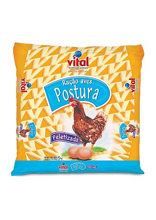 Ração Aves Postura  Vital 5Kg