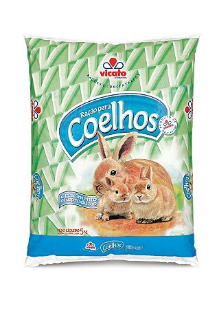 Ração Coelho Crescimento e Reprodução Vicato 5Kg