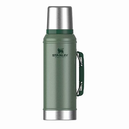 Garrafa Térmica Stanley Classic 0,95L Inox c/ Rolha de Precisão 360º