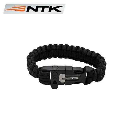 Pulseira Paracord Tática Pederneira e Apito Nautika Action Cord