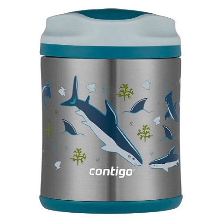 Pote Térmico Contigo Kids Decorado Papinha e Comida 295ml