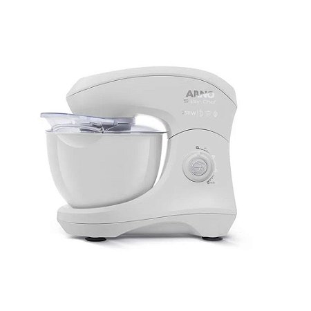 Batedeira Planetária Super Chef 750W 3 Batedores 15 Velocidades Branca Arno