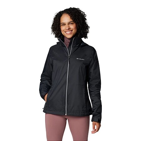 Jaqueta Columbia Feminina Switchback IV Preto Impermeável