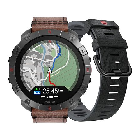 Relógio Polar Grit X2 Pro Titanium Smartwatch Outdoor Multiesportivo GPS
