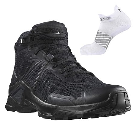 Bota Masculina X Raise 2 MID GTX + Meias XA Salomon Camping