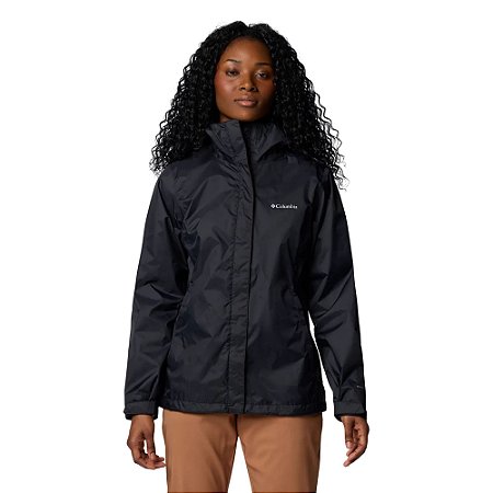 Jaqueta Columbia Impermeável Feminina Arcadia II Preta