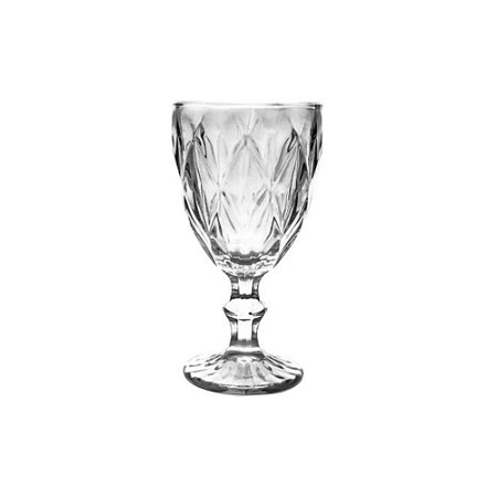 Jogo de Taças Diamante 300 ml 6 Peças Vidro