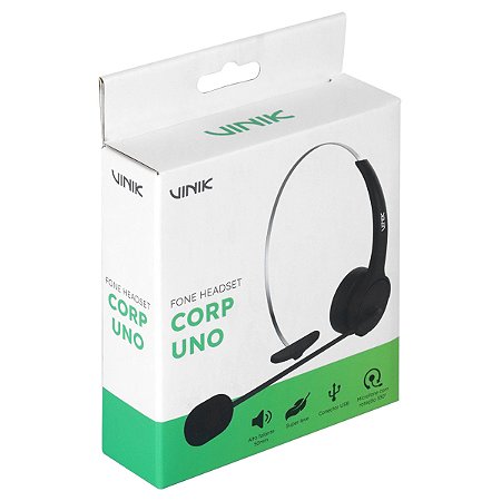 FONE DE OUVIDO HEADSET CORP UNO USB – VK400