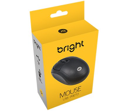 MOUSE COM FIO BRIGHT