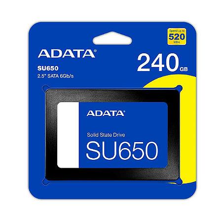 SSD ADATA 240GB 2,5" SATA 3 - ASU650SS-240GT-R