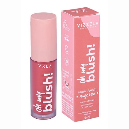 BLUSH LÍQUIDO VZ36 ROUGE ROSE 03 VIZZELA