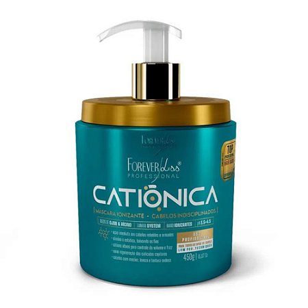 MÁSCARA CAPILAR CATIÔNICA 450G FOREVER LISS