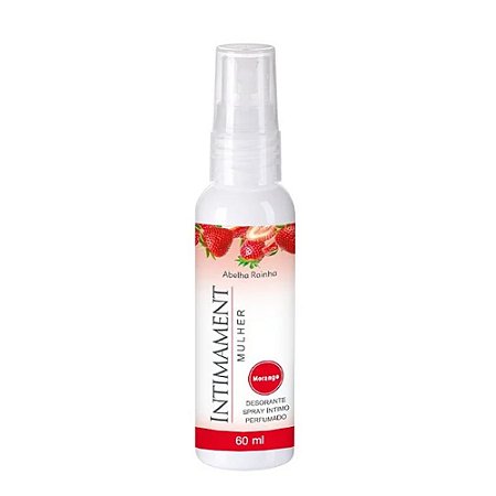 INTIMAMENT MULHER SPRAY ÍNTIMO MORANGO 60ML ABELHA RAINHA