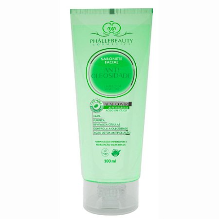 SABONETE FACIAL ANTIOLEOSIDADE PH0567 100ML PHÁLLEBEAUTY