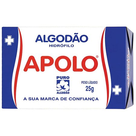 ALGODÃO HIDRÓFILO 25G APOLO