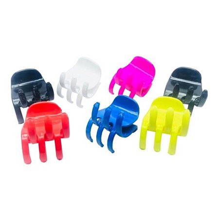 PRESILHA PIRANHA GRANDE PARA CABELOS (COLORIDAS)