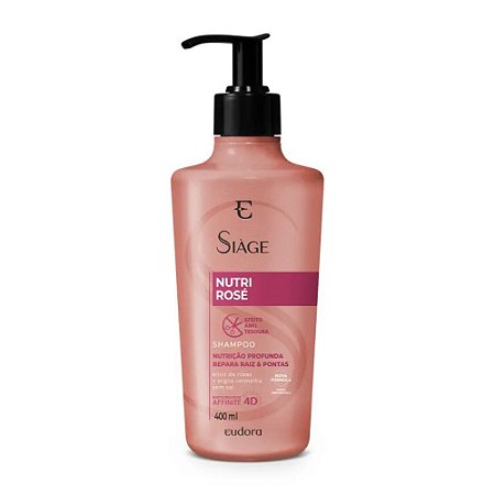 SÍAGE SHAMPOO NUTRI ROSÉ 400ML EUDORA