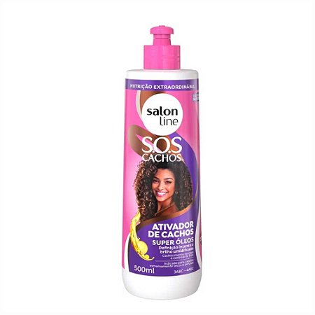 ATIVADOR DE CACHOS SOS CACHOS SUPER ÓLEOS 500ML 34665 SALON LINE