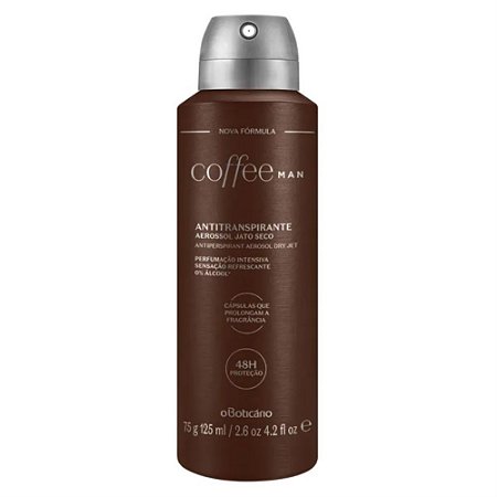 DESODORANTE AEROSSOL COFFEE WOMAN LUCKY 125ML OBOTICÁRIO
