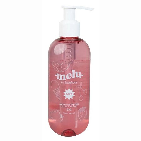 SABONETE LÍQUIDO MELU CARE FRUIT SALAD 250ML RR-4002-1 RUBY ROSE