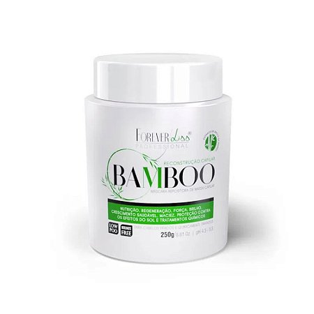 MÁSCARA RECONSTRUÇÃO CAPILAR BAMBOO 250G FOREVER LISS