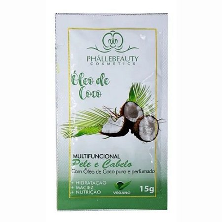 ÓLEO DE COCO MULTIFUNCIONAL PELE E CABELO PH0517 15G PHÁLLEBEAUTY
