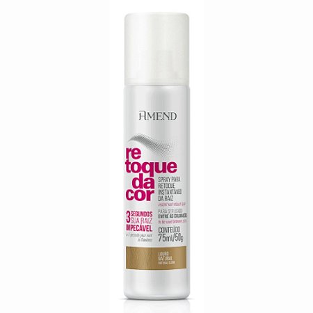 SPRAY RETOQUE INSTANTÂNEO DA RAIZ LOURO NATURAL 75ML 1286 AMEND