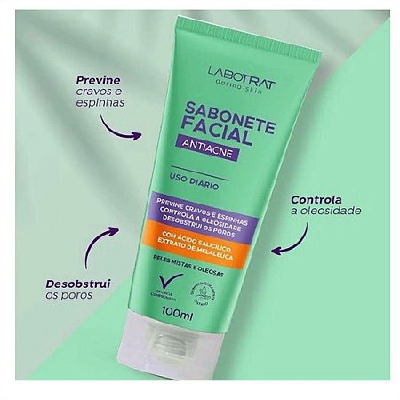 Sabonete Facial Antiacne Ml Labotrat Belezar