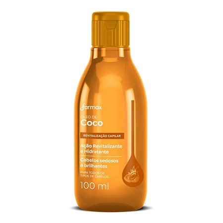 ÓLEO CAPILAR COCO 100ML FARMAX