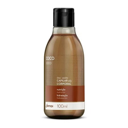 ÓLEO CAPILAR E CORPORAL COCO 100ML FARMAX