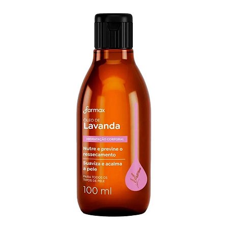 ÓLEO CORPORAL LAVANDA 100ML FARMAX