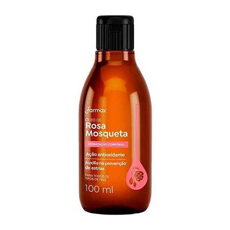 ÓLEO CORPORAL ROSA MOSQUETA 100ML FARMAX