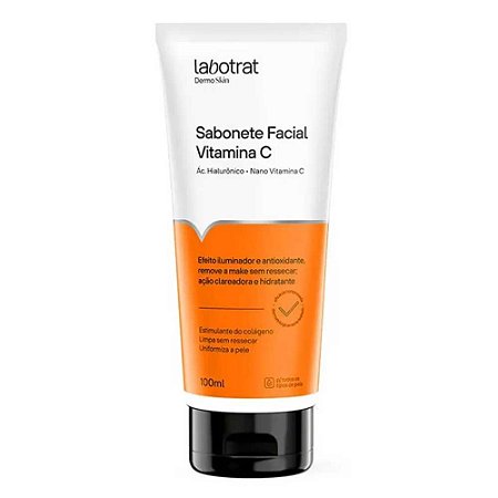 SABONETE FACIAL VITAMINA C 100ML LABOTRAT