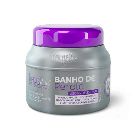 MÁSCARA CAPILAR BANHO DE PÉROLA 250G FOREVER LISS