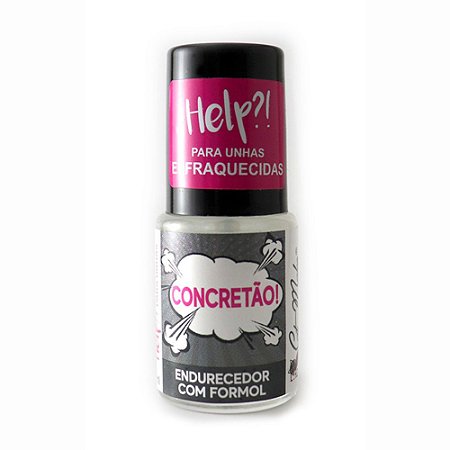 ENDURECEDOR COM FORMOL CONCRETÃO! 7ML HELP