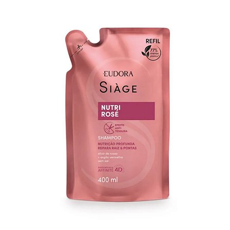 SIÀGE REFIL SHAMPOO NUTRI ROSÉ 400ML EUDORA
